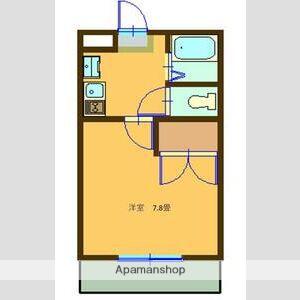 LIBERTY穂積(1K/2階)の間取り写真