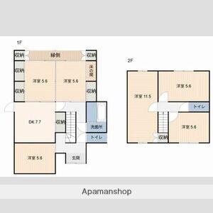 養老鉄道 北大垣駅 徒歩14分 2階建 築45年(6DK)の間取り写真