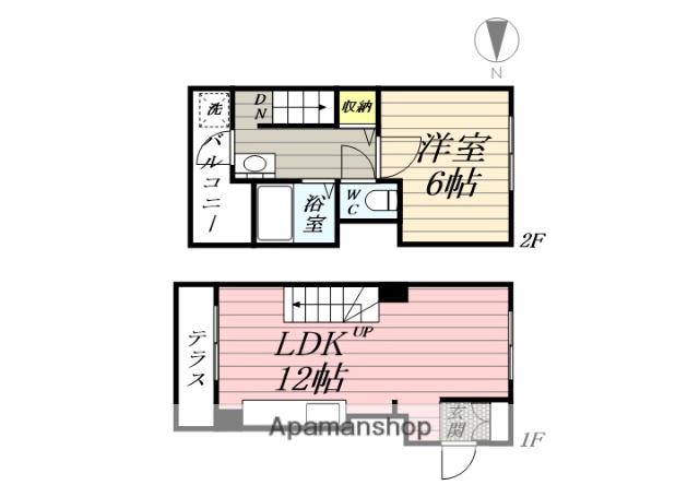 リッツコート(1LDK/3階)の間取り写真