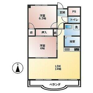 VIVRE21(2LDK/1階)の間取り写真