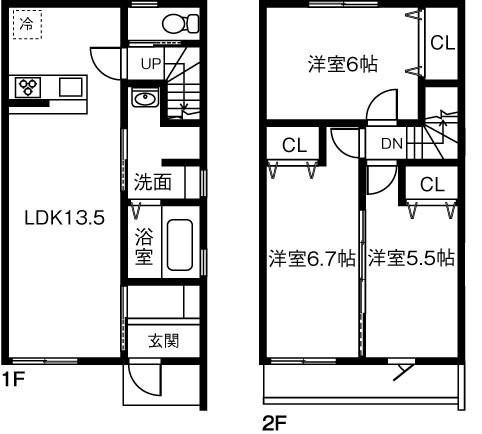 ＨＯＮＥＹＤＵＫＥＳ(3LDK)の間取り写真