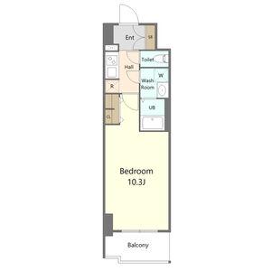 S-RESIDENCE岐阜駅(1K/12階)の間取り写真