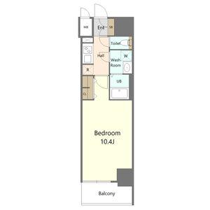 S-RESIDENCE岐阜駅(1K/3階)の間取り写真