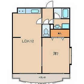 スプランディード(1LDK/1階)の間取り写真