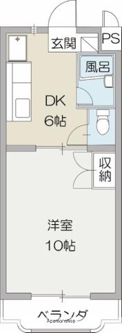 ADVANCE1(1DK/3階)の間取り写真