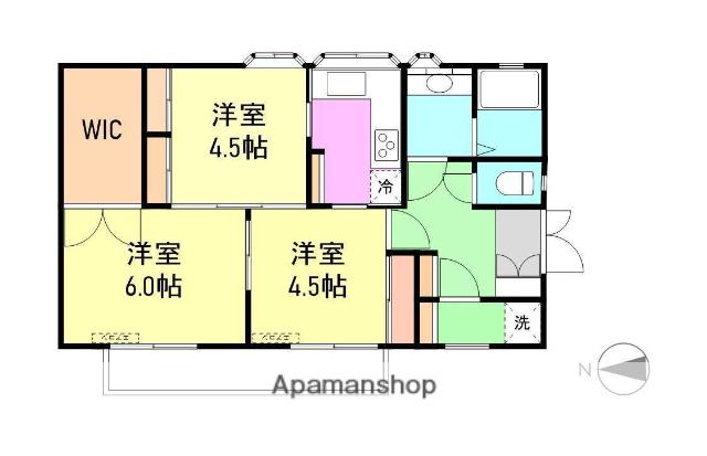アート館タイヨー(3K/2階)の間取り写真