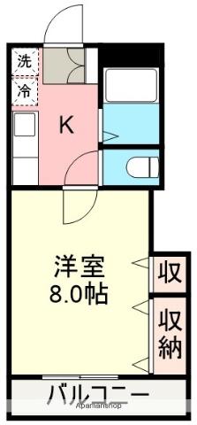 AITDビル(1K/4階)の間取り写真
