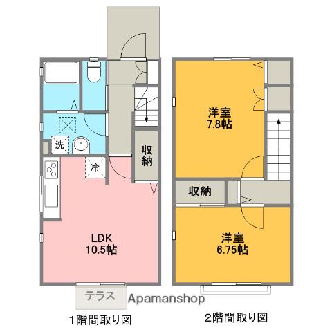 プラッツ(2LDK)の間取り写真