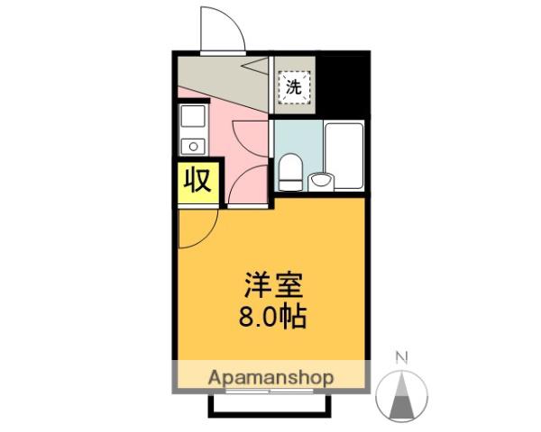 セゾンナカイ(1K/3階)の間取り写真
