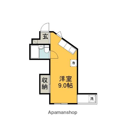 井上ビル(ワンルーム/3階)の間取り写真