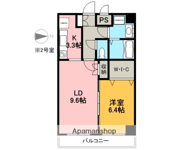 グランヴェーラ下河原(1LDK/3階)の間取り写真