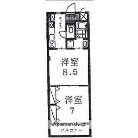 フォレスト壱番館(2K/2階)の間取り写真