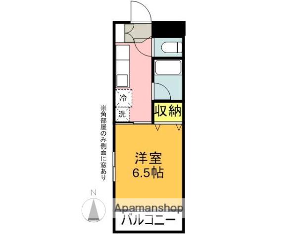 AL PASSO AB(1K/1階)の間取り写真