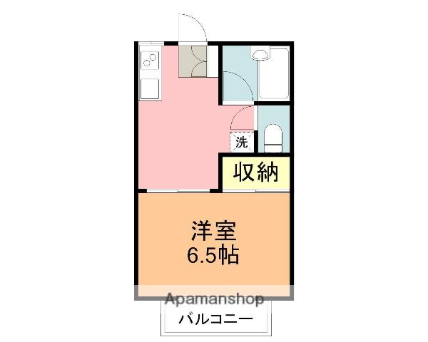 ホープウェル青野(1K/1階)の間取り写真