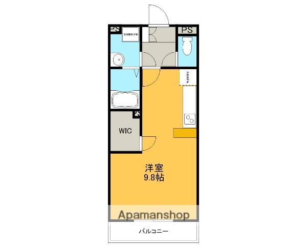 千寿MK(ワンルーム/3階)の間取り写真
