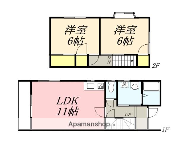 テラスハウス小林(2LDK)の間取り写真