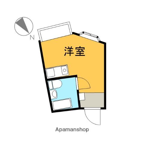 CHAI(ワンルーム/2階)の間取り写真