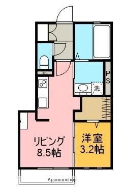 PEANUTS HOUSE(1LDK/1階)の間取り写真