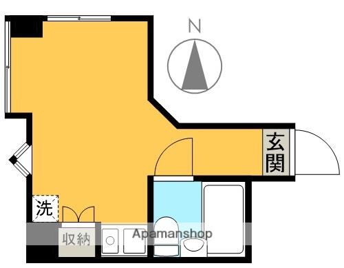 コーラルハイツ富士(ワンルーム/3階)の間取り写真