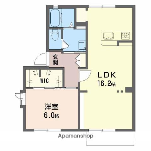 フレグランスU・B(2LDK/1階)の間取り写真