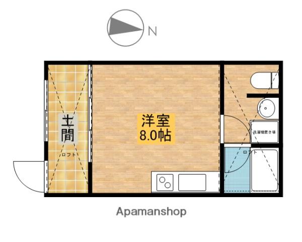 アトレ高町(ワンルーム/2階)の間取り写真