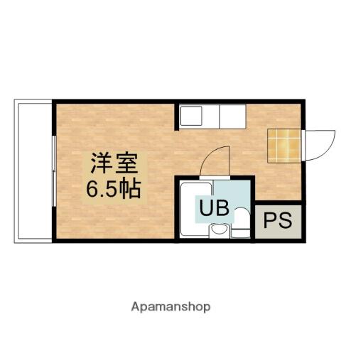ハイツフリーダム(1K/3階)の間取り写真