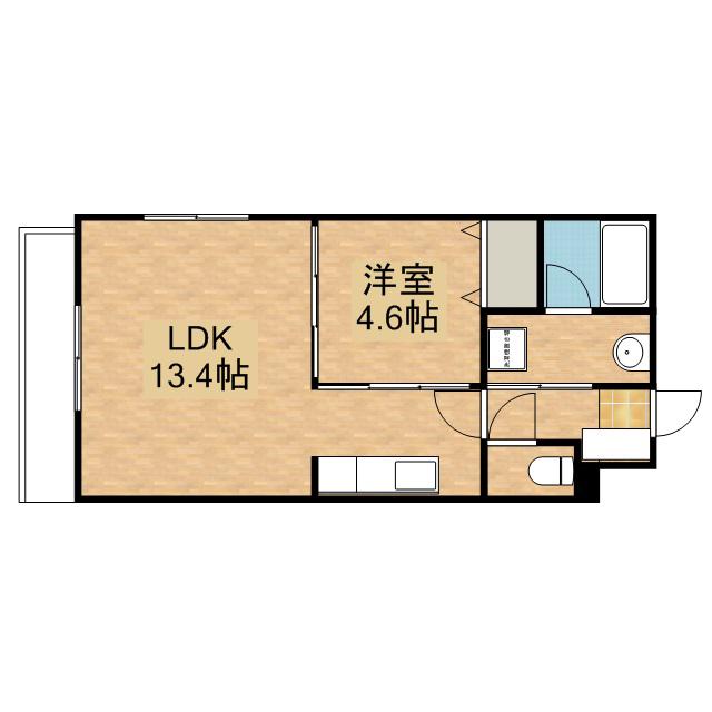 シーズンズ(1LDK/2階)の間取り写真