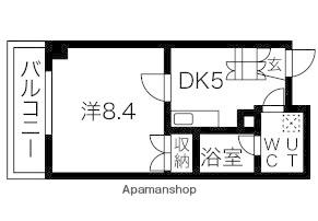 カーサ・ミラ北寺島(1K/3階)の間取り写真