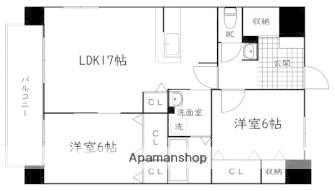 クランベリー(2LDK/2階)の間取り写真