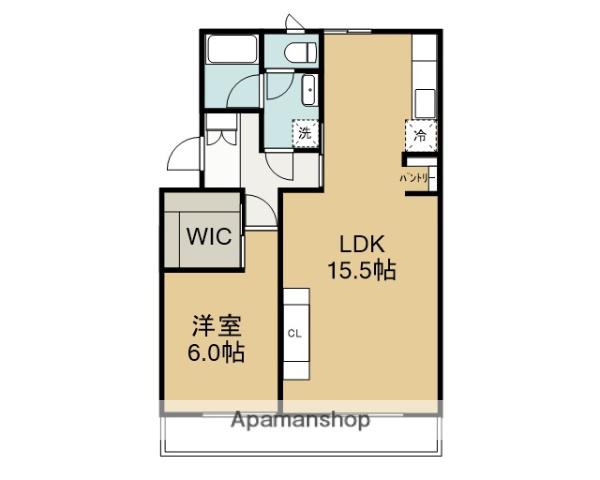 マンションカメリアⅡ(1LDK/2階)の間取り写真