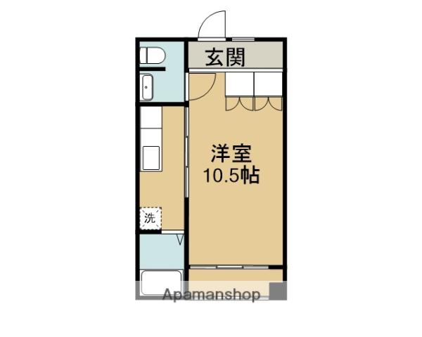 エミネンス(1K/2階)の間取り写真