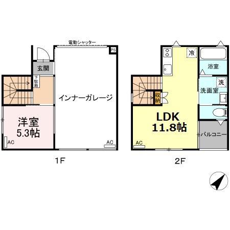 ＧーＬＩＢＥＲＴＥ(1LDK)の間取り写真