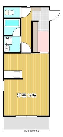 THE TOWL(ワンルーム/5階)の間取り写真