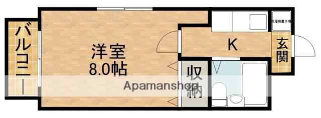 中沢シティハイツ(1K/3階)の間取り写真