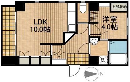 ARCO11(1LDK/5階)の間取り写真