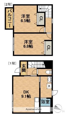 ブランシェ　エスペランサ(2DK)の間取り写真