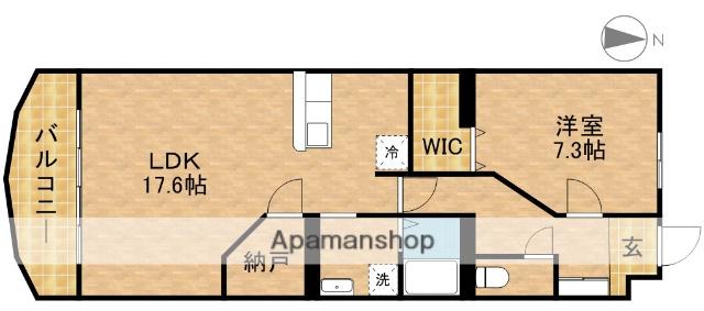 つつみタウンⅡ(1LDK/3階)の間取り写真