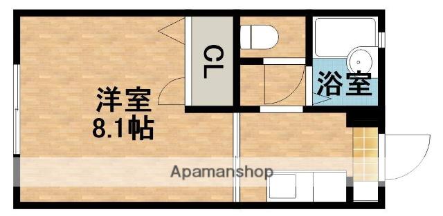 グレース(1K/1階)の間取り写真