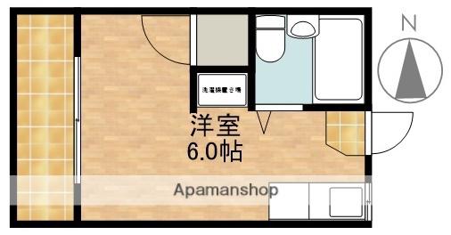フォーブルサンタモニカ(ワンルーム/1階)の間取り写真