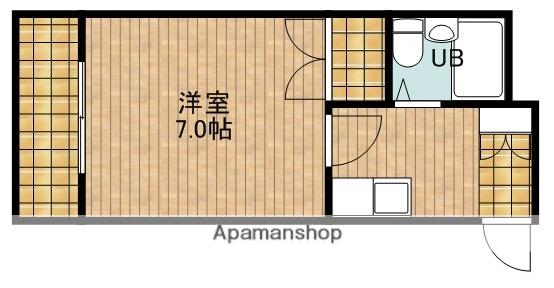 メゾンTERADA(1K/3階)の間取り写真