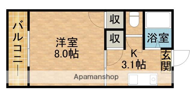 ネオ・コーポ12(1K/2階)の間取り写真