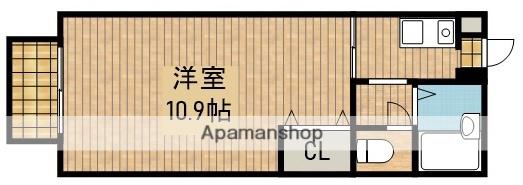 グレイスハイムⅡA(1K/2階)の間取り写真