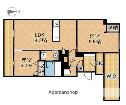 BON FILONE(2LDK/2階)の間取り写真