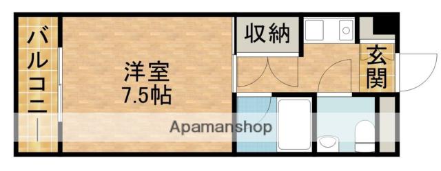 メゾンベルシャンブル(1K/3階)の間取り写真