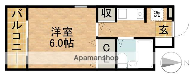 日興パレス浜松(1K/1階)の間取り写真