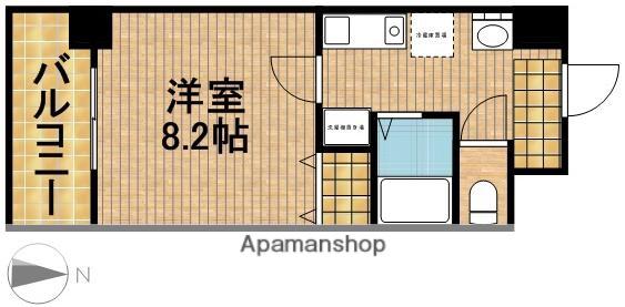 ブライトコート元浜(1K/3階)の間取り写真