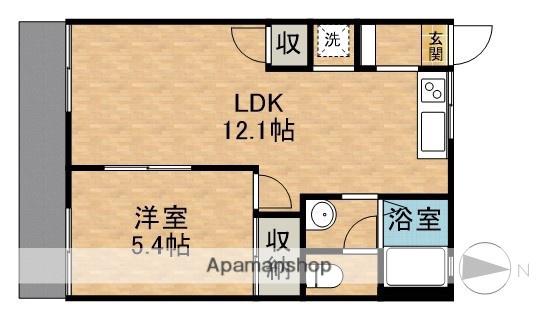 メゾンワイズ(1LDK/1階)の間取り写真