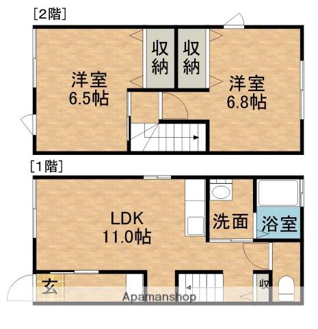 ネクステージ山東Ⅱ(2LDK)の間取り写真