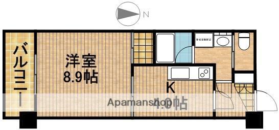 エクシード田町(1K/6階)の間取り写真