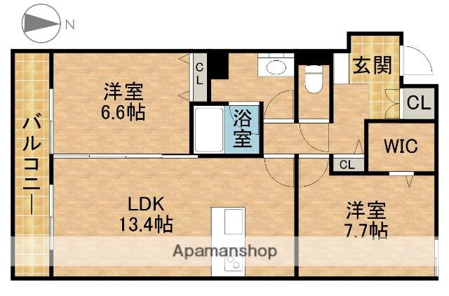 デュランタ(2LDK/3階)の間取り写真